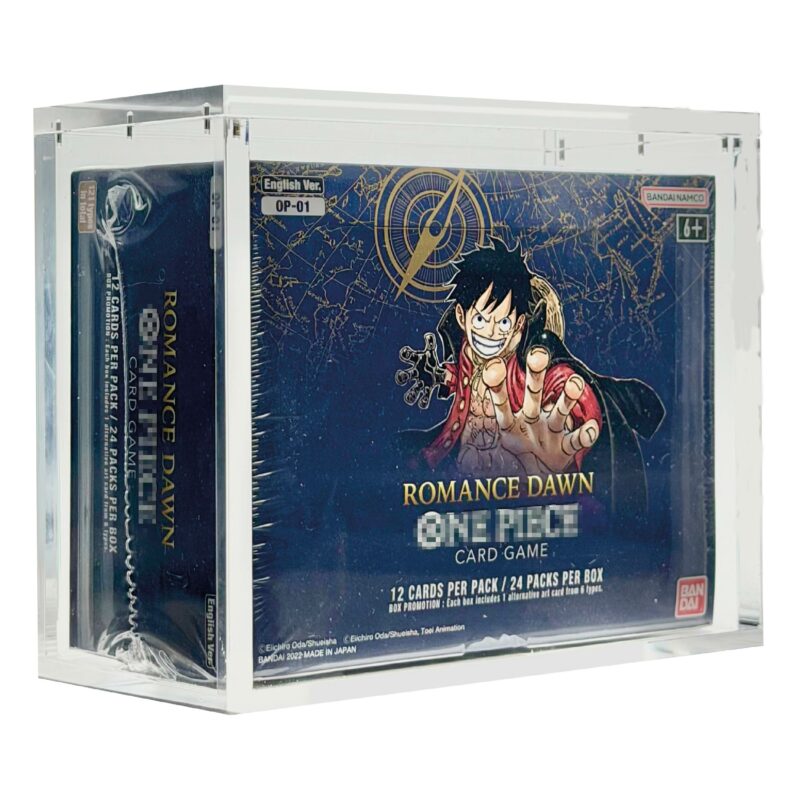 Acryl Case magnetisch geeignet f&uuml;r alle One Piece 24 Booster Displays